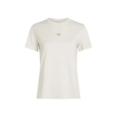 Beige Recycled Cotton T-Shirt