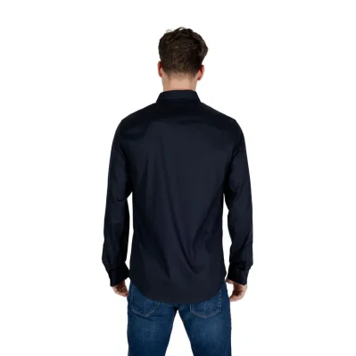 Blue Lyocell Dress Shirt