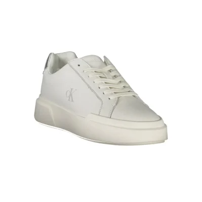 White Leather Women Sneaker