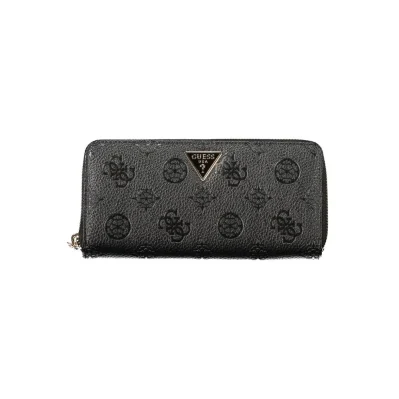Black Polyethylene Women Wallet