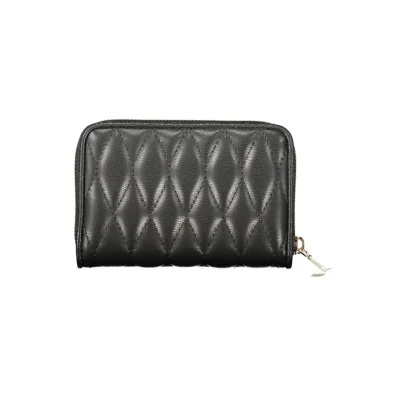 Black Polyethylene Women Wallet