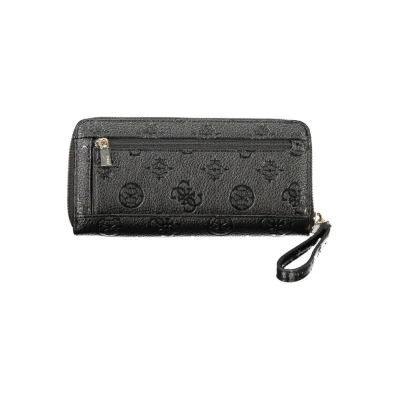 Black Polyethylene Women Wallet