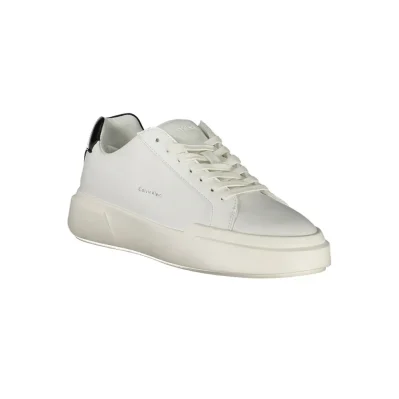 White Leather Women Sneaker