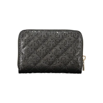 Black Polyethylene Women Wallet