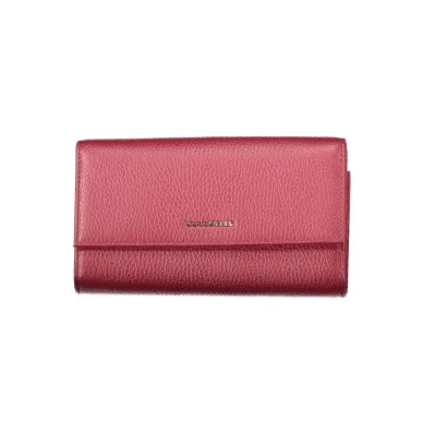 Red Leather Women Wallet