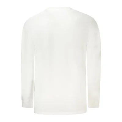 White Cotton Men T-Shirt