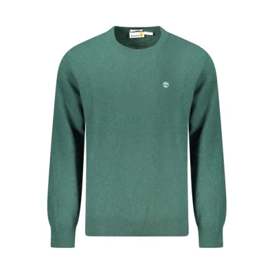 Green Wool Men Sweater