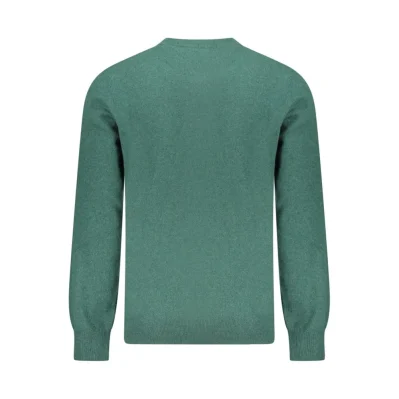 Green Wool Men Sweater