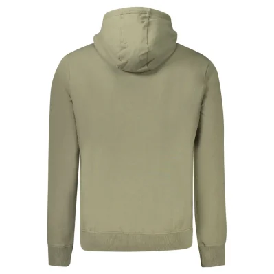 Green Cotton Men Sweater