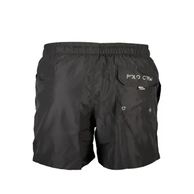 Nero Poliestere Men's Swim Boxer