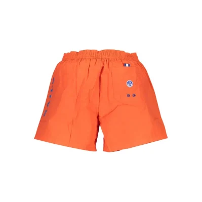 Rosso Polyester Men Swimwear