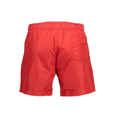 Rosso Polyester Men's Swim Boxer