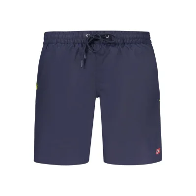 Blu Poliammide Men's Swim Boxer