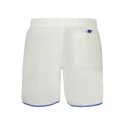 White Poliammide Men's Swim Boxer
