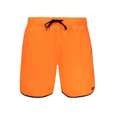 Arancione Poliammide Men's Swim Boxer