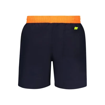 Blu Poliammide Men's Swim Boxer