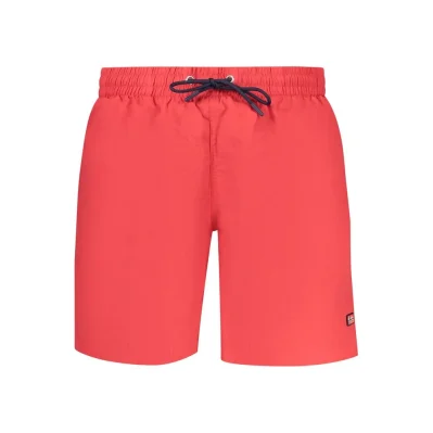 Rosso Poliammide Men's Swim Boxer