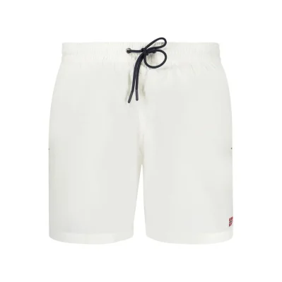 Bianco Poliammide Mens Swim Boxer