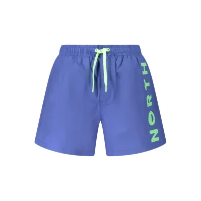 Blu Nylon Men's Swim Boxer