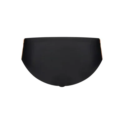 Black Poliammide Men's Swim Brief