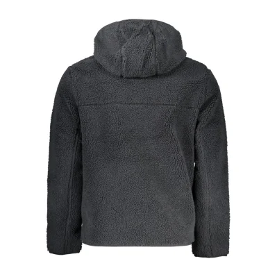 Black Polyester Jackets & Coat