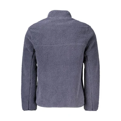 Blue Polyester Men Sweater
