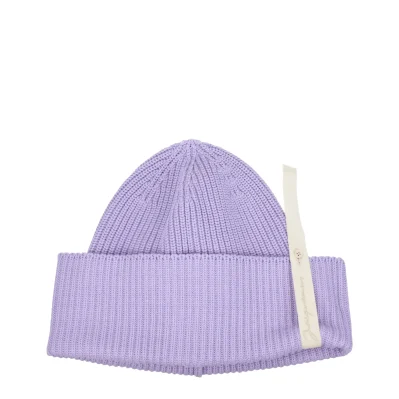 Purple Cotton Beanie