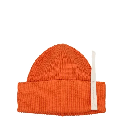 Orange Cotton Beanie