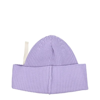 Purple Cotton Beanie