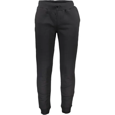 Black Cotton Men Sweatpants