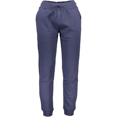 Blue Cotton Men Jogger