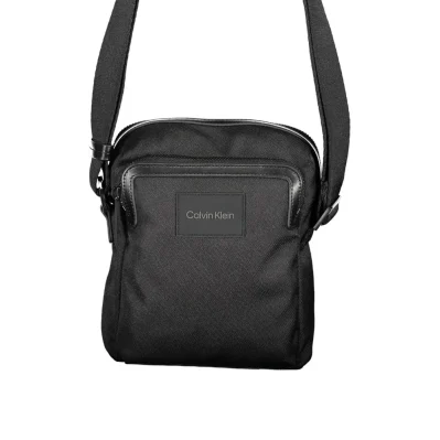 Black Polyester Men's Bag