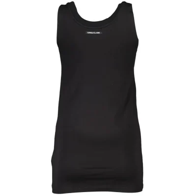 Black Cotton Women Tank Top