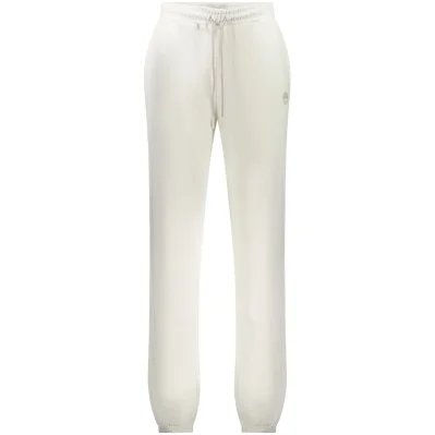 White Cotton Women's Sweatpant