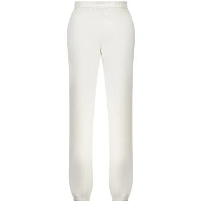 White Cotton Women's Sweatpant