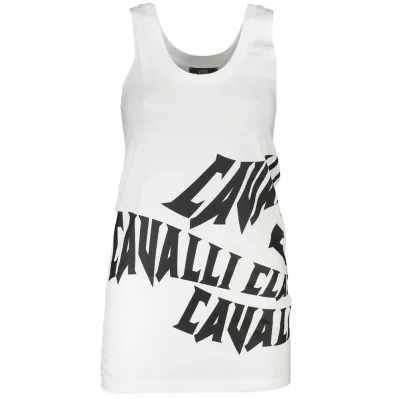 White Cotton Women Tank Top