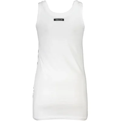 White Cotton Women Tank Top