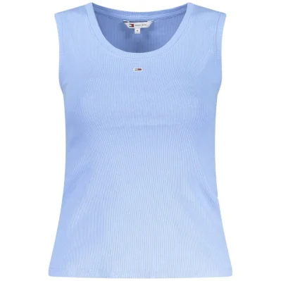 Azzurro Cotton Women Canotta