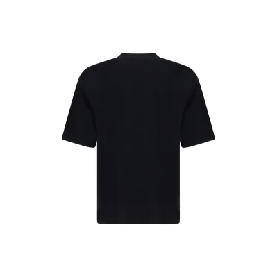 Black Cotton T-Shirt
