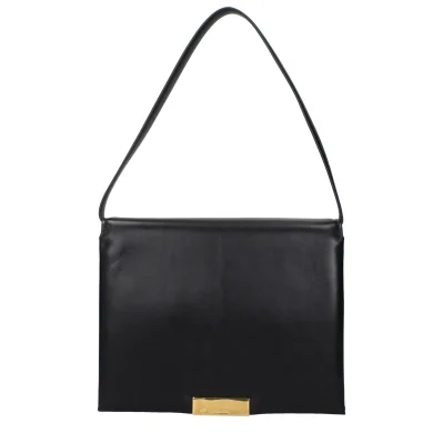 Black Leather Shoulder Bag