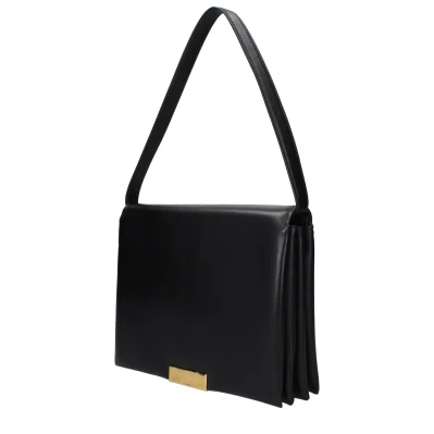 Black Leather Shoulder Bag
