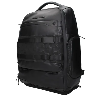 Black Leather Backpack