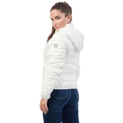 Bianco Polyester Women's Jacket