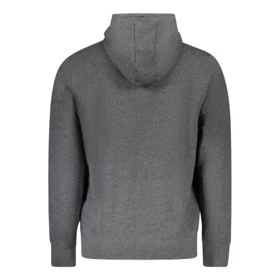 Gray Recycled Cotton Men Sweater