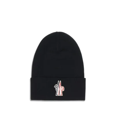 Black Fleece Wool Beanie
