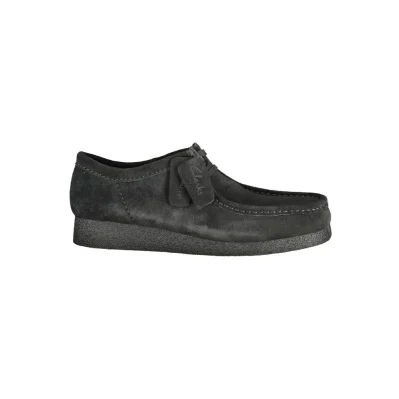 Black Leather Men Sneaker