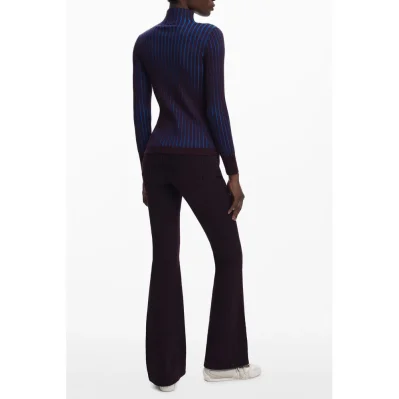 Brown Polyester Women Sweater