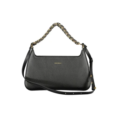 Black Leather Women Handbag