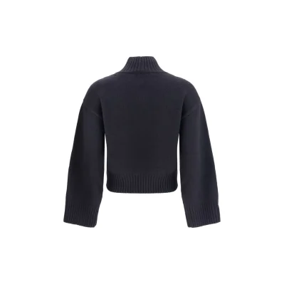 Black Fleece Wool Sweater