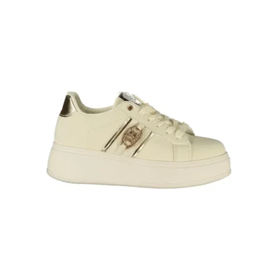 Beige Polyester Women Sneaker